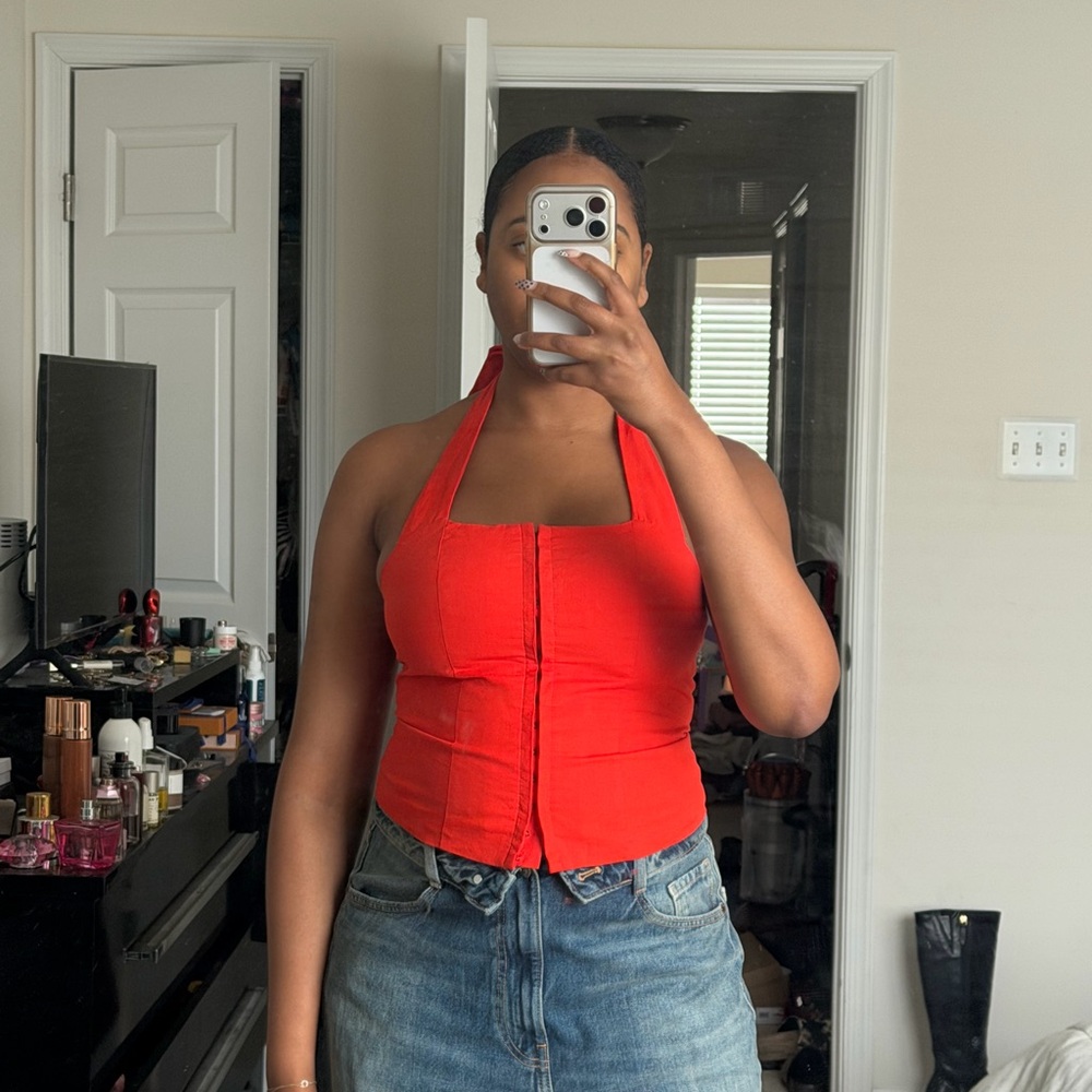 Women's Tie Neck Halter Top
- Future Collective x Jenee Naylor